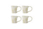 Miniatura Mug set de 4 de gres verde Joseph Clipped