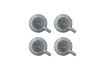 Miniatura Mug set di 4 in gres blu Bessie 6