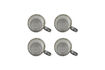 Miniature Mug set of 4 blue stoneware Nigel 4