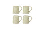 Miniature Mug set of 4 multicolour stoneware Winnie Clipped