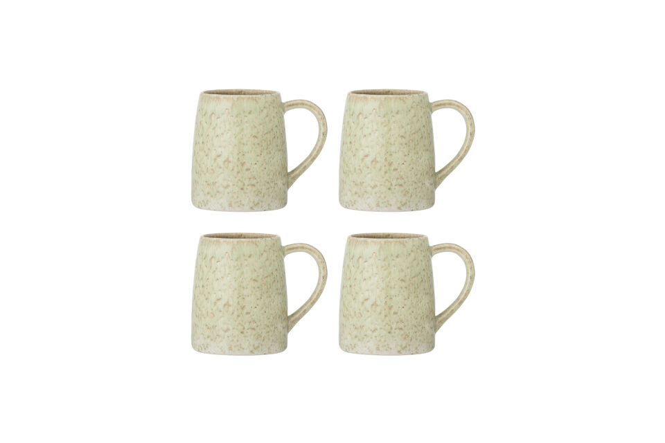 Mug set of 4 multicolour stoneware Winnie Brands
