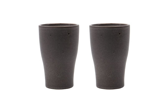 Guarda il profilo del prodotto mug termico 38 cl in gres grigio scuro Liss Mug termico 38 cl in gres grigio scuro Liss