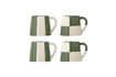 Miniature Mugs set of 4 in green stoneware Floki 1