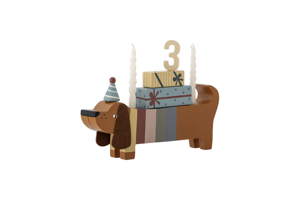 Multi Birthday Decoration in FSC® 100% MDF Charlie - 5