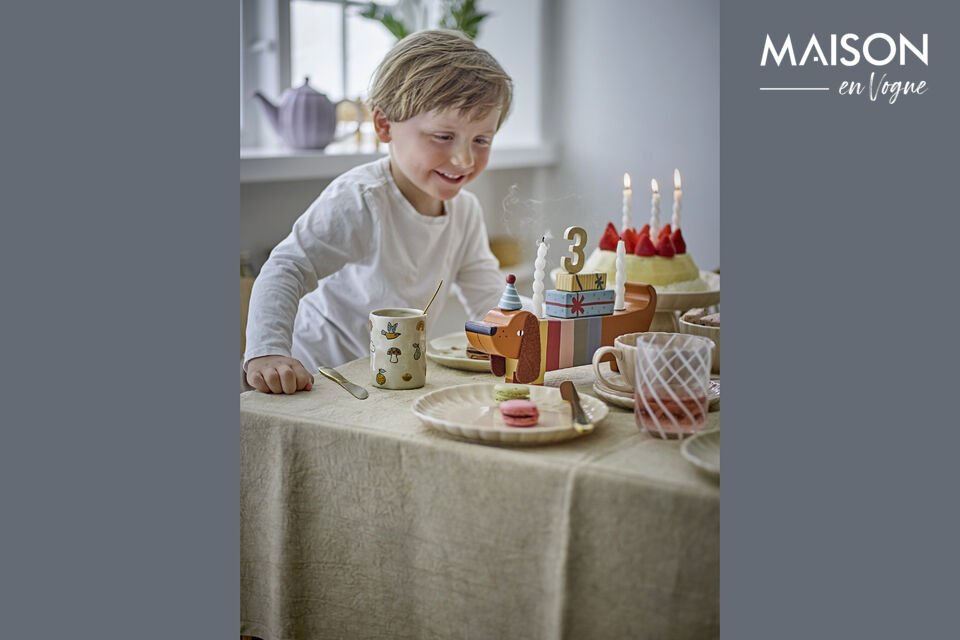 The Charlie Birthday Decoration by Bloomingville MINI is a festive element for children\'s birthday