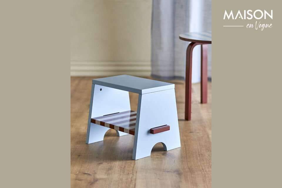 The Liova Stool by Bloomingville MINI is made of FSC®-certified mdf and finished with paint