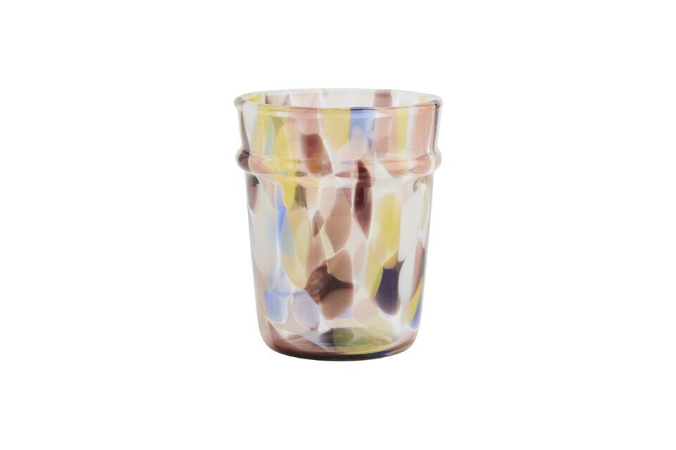 Multicolored glass drinking glass Madam Stoltz
