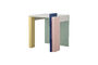 Miniature Multicolour MDF Side Table Banjo Clipped