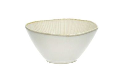 Mysa sopera de porcelana blanca