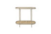 Miniatuur Nachtkastje van beige hout en rotan Amaya 4