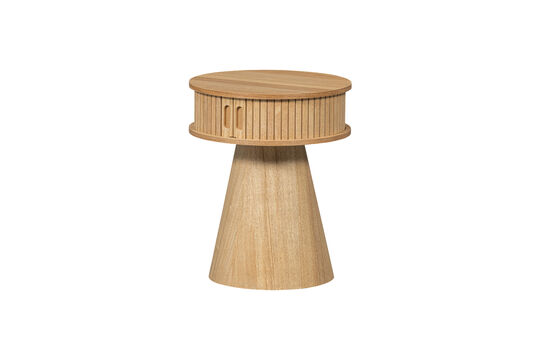Nachttisch rund MDF/Kiefer natur Karri ohne jede Grenze
