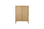 Miniature Natural ash veneer cabinet Storm Clipped