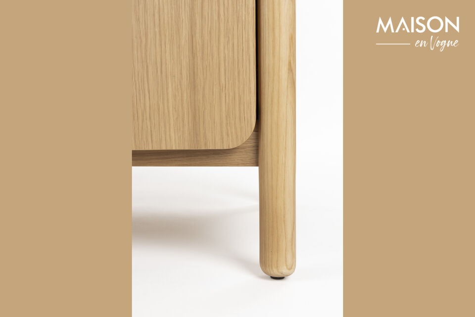 Natural ash veneer cabinet Storm - 11
