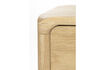 Miniature Natural ash wood side table and nightstand Storm 13