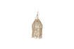 Miniature Natural raffia hanging lamp Thora 1