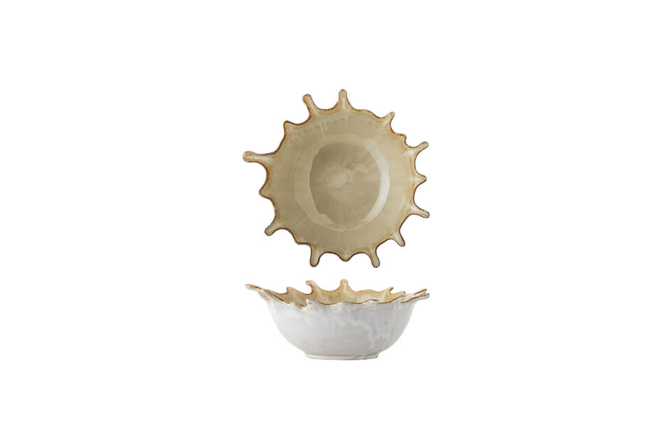 Natural Stoneware Bowl 24x21 cm Alcott Bloomingville
