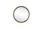 Miniature Natural wood mirror Gramm 70x4,5 cm Clipped