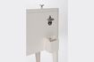 Miniatura Nevera de plástico blanca con ruedas Be Cool 9