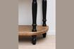 Miniature Nevermore black wooden console 7