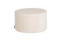 Miniaturansicht Niedriger Hocker 36xØ60 cm Samt Off White Sara ohne jede Grenze