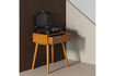Miniature Nightstand/Side Table 65x57 cm Wood Brown Nelo 3