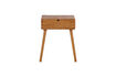 Miniature Nightstand/Side Table 65x57 cm Wood Brown Nelo 4