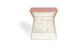 Miniature No Offence pink iron side table 4