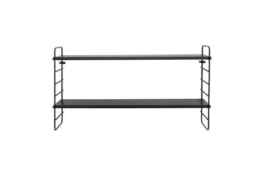 North black metal shelf Clipped