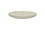 Miniature Nougat beige porcelain dinner plate Clipped