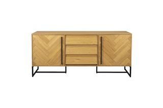 Oak wood highboard Class
