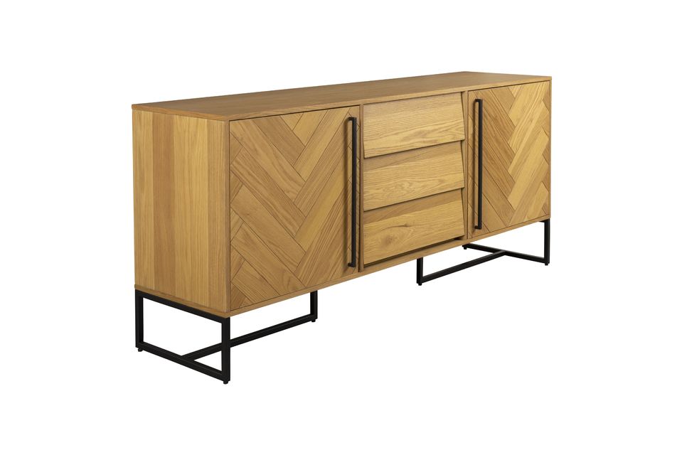 Oak wood highboard Class - 14