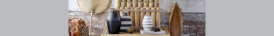 Mise en avant matière Objet décoratif en bambou Koko