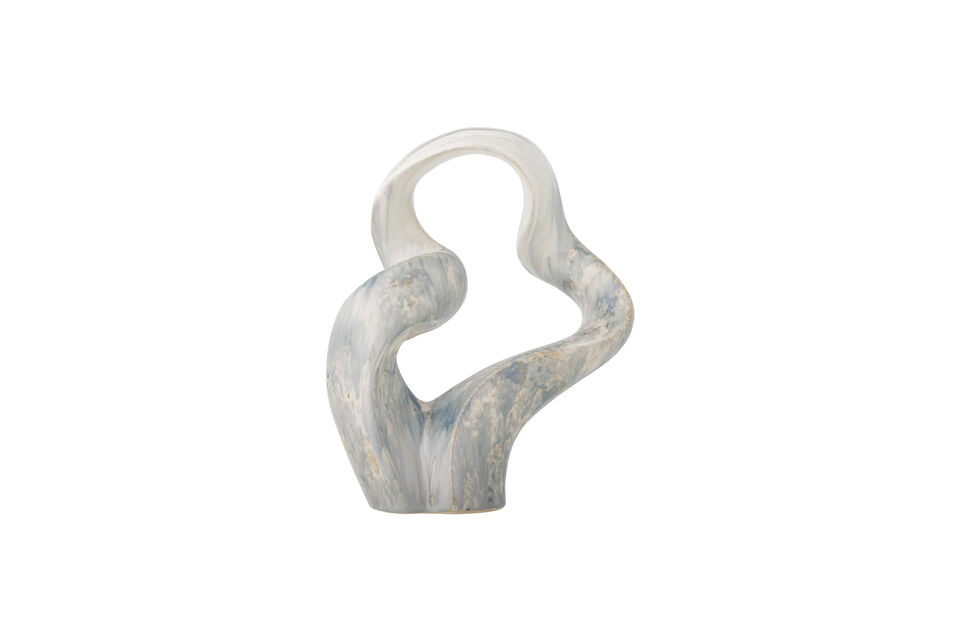 Objeto decorativo 28x34,5 cm de gres gris Rouyi Bloomingville