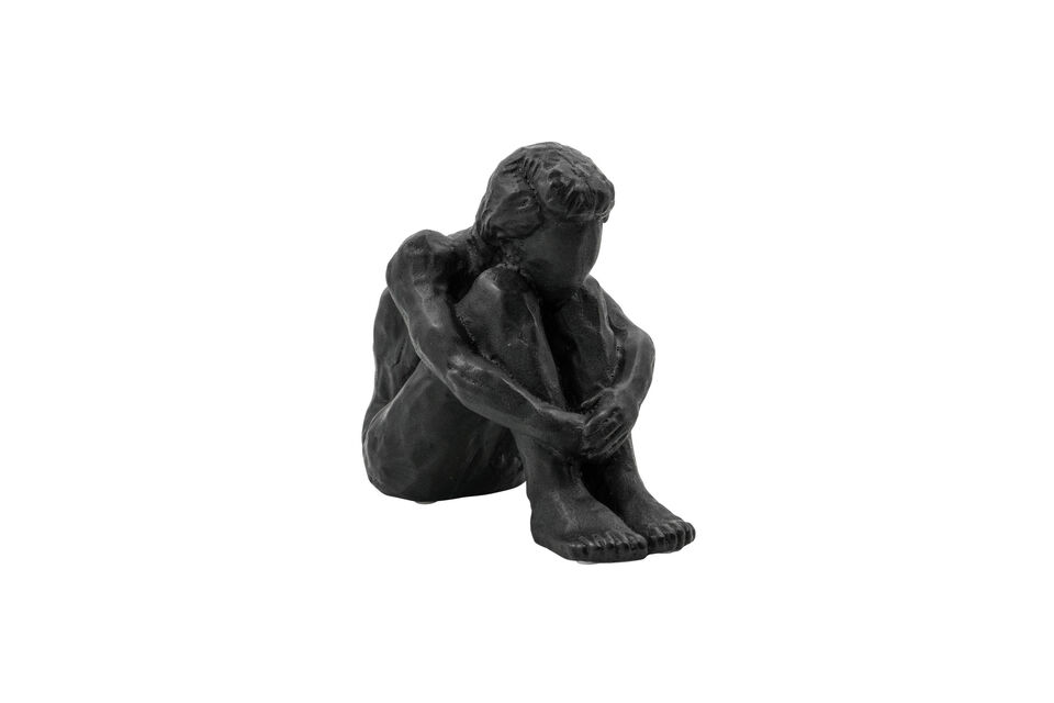 Objeto decorativo de cerámica negra HDForms House Doctor