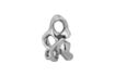 Miniatura Objeto decorativo H27 cm de gres plateado Vinini 4