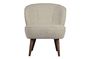 Miniature Off-white teddy armchair Sara Clipped