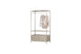 Miniaturansicht Offener Kleiderschrank 100 cm Metall Sand Ferris ohne jede Grenze