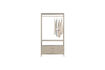 Miniaturansicht Offener Kleiderschrank 100 cm Metall Sand Ferris 3