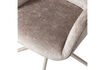 Miniature Office chair chenille taupe MORROS 7