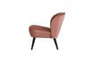 Miniature Old pink velvet armchair Sara 4