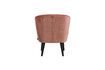 Miniature Old pink velvet armchair Sara 5