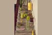 Miniature Olive green glass vase h38cm Melon 2