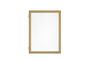 Miniature Olive Plexiglas frame Clipped