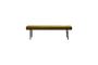 Miniature Olive velvet bench Lao Clipped