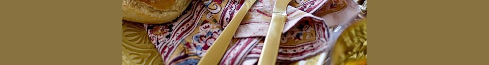 Benadrukte materialen Ollin Gold Steakware