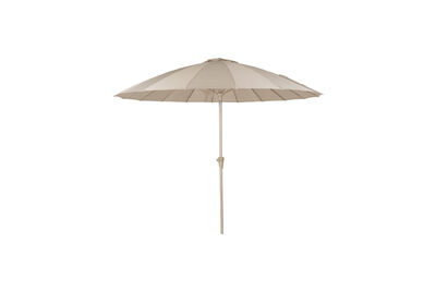 Ombrellone Ø 250 cm in poliestere beige Sunshine Sunbrella Shade