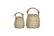 Miniatuur Opbergmanden (Set van 2) Zeegras Naturel HDCesta 1