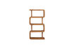 Miniatuur Open kast 160x82 cm naturel acaciahout RATTLE 4