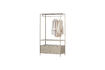 Miniature Open wardrobe 100 cm metal sand Ferris 1