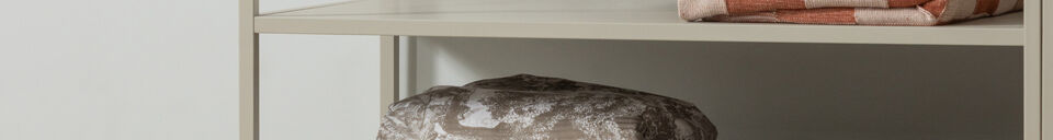 Material Details Open wardrobe 100 cm metal sand Ferris